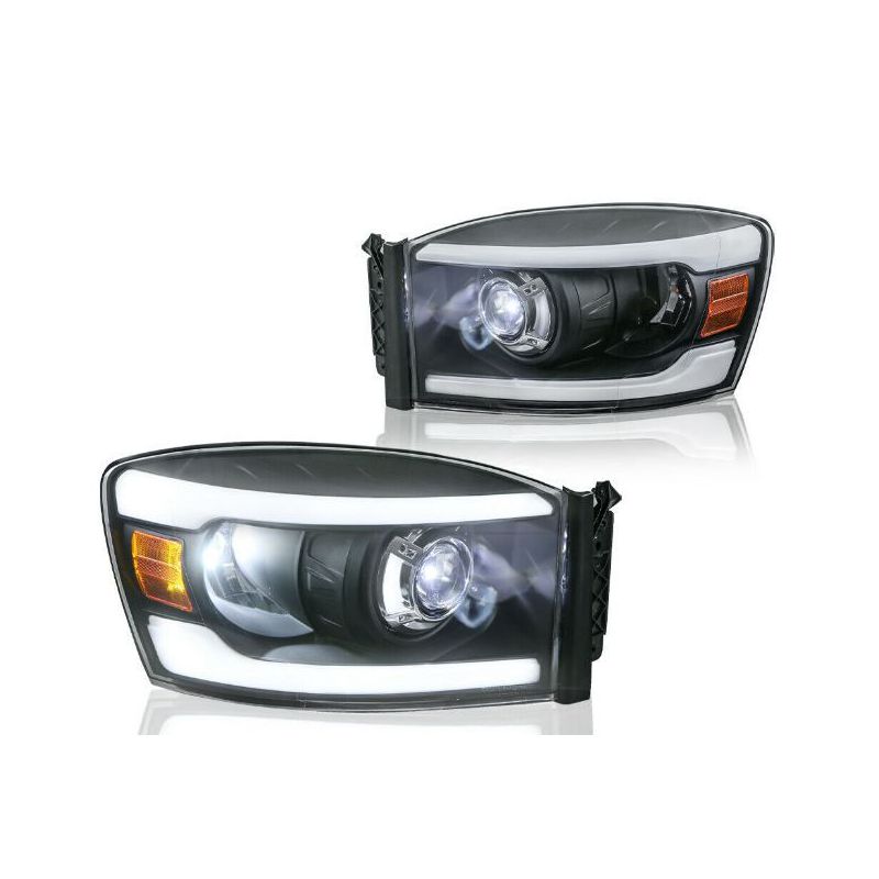 LED PROJECTOR HEADLIGHT  DODGE RAM 1500 2500 3500 06-09