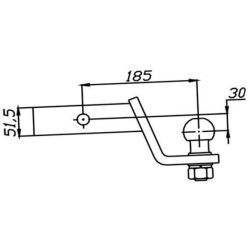 KULA HAKA Z PRZETYCZKĄ ADAPTER USA